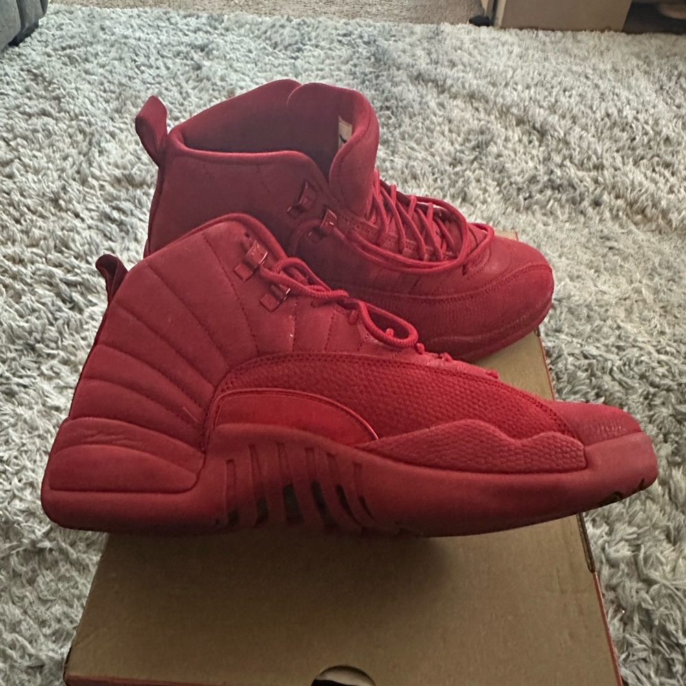 Nike Air Jordan Red High-Top Sneakers